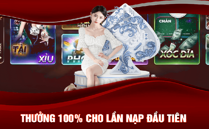 Thưởng 100% nạp đầu tiên tại sunwin