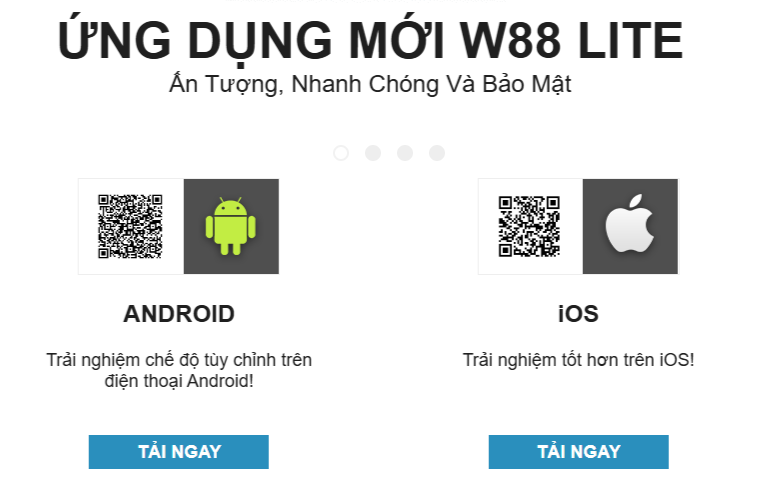 Hướng dẫn tải app W88